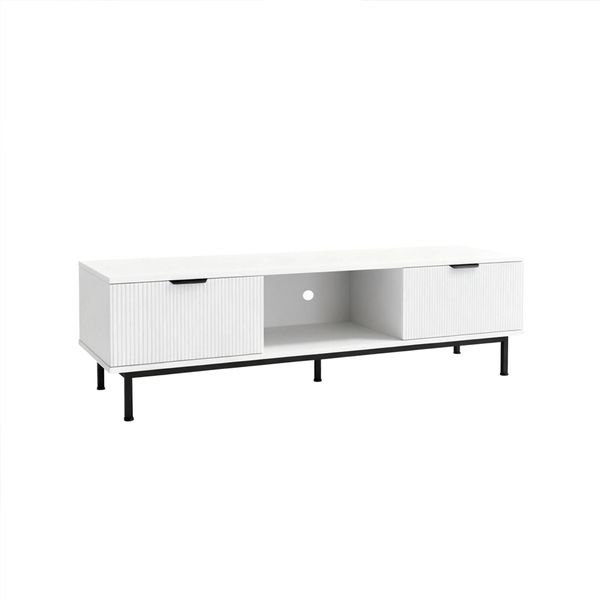 HOME DELUXE TV-Schrank NYLA Weiß - 160 x 43 cm Bild 3