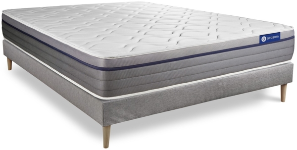 Actilatex zen matratze 160x220 cm + Bettgestell mit lattenrost - Dicke : 26cm - Latex und Memory-schaum - H3 Bild 3