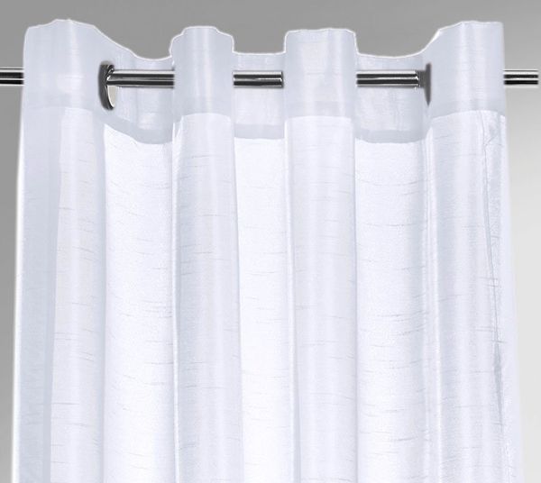 Weckbrodt Vorhang Klara (1 St), Ösen, halbtransparent, Wildseiten-Optik, halbtransparent, Gardine, Store