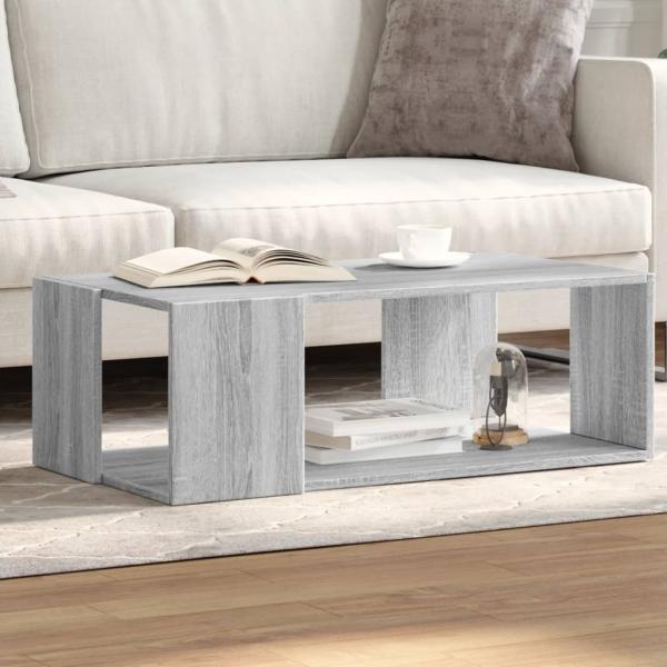 vidaXL Couchtisch Grau Sonoma-Eiche 89,5x48x30 cm Holzwerkstoff 848155
