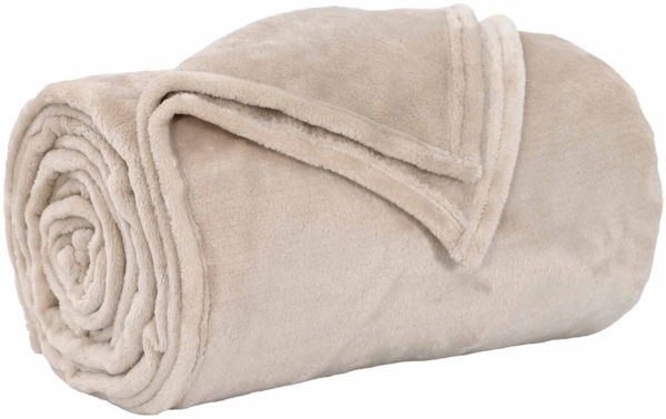 vidaXL Wohndecken 6 Stück Beige 220 x 240 cm Fleece 42016791