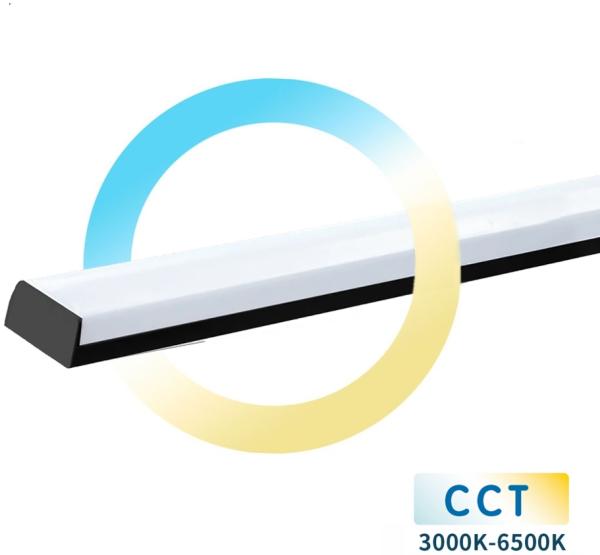 35 Watt LED Unterbaulampe Modernin Schwarz Linear|119 x 6 x 3,6 cm (LxBxH)|CCT|3720 Lumen