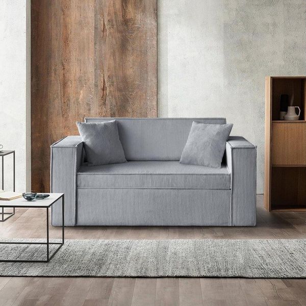 Beautysofa Schlafsofa Dave II, Die Lieferung gilt für die Einbringung in die Wohnung, Liegefläche 188 x 122 cm, Bettkasten, Loungesofa mit Relaxfunktion, Bettfunktion