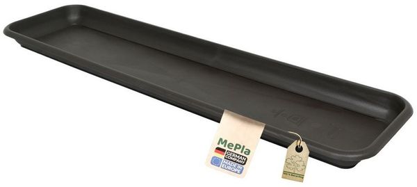Heimwerkercenter Balkonkasten MePla Untersetzer Balcony Standard L 38cm, B 15,8cm, Braun, Kunstoff