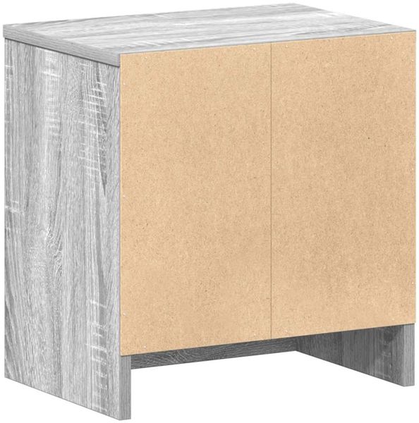vidaXL Nachttisch mit Schublade Grau Sonoma 39x28x41 cm 858759 Bild 8