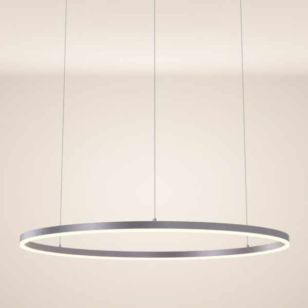 s.luce LED Ring Pendellampe Ø 100cm Aluminium