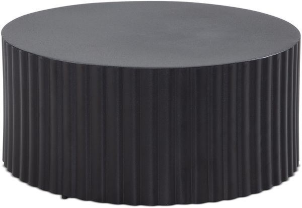 Couchtisch Sofatisch Metall Schwarz 67x67x31 cm Wohnzimmertisch Rund