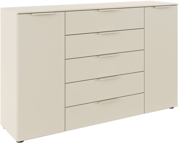 rauch Schubkastenkommode Flipp Schubladenkommode Wäscheschrank Schrank OTTO´s Choice (Breite 160/180 cm mit 4 Einlegeböden), 2-türig mit 5 Schubladen und Soft-Close-Funktion in zwei Breiten