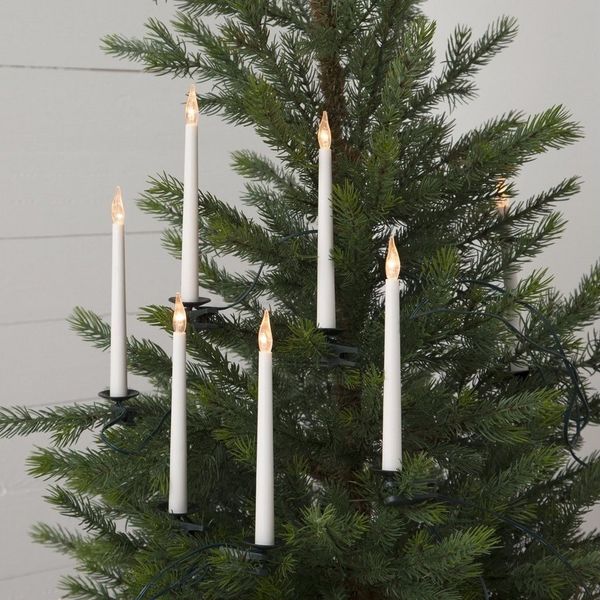 Star LED-Kerzenkette Slimline 16tlg, Weiß