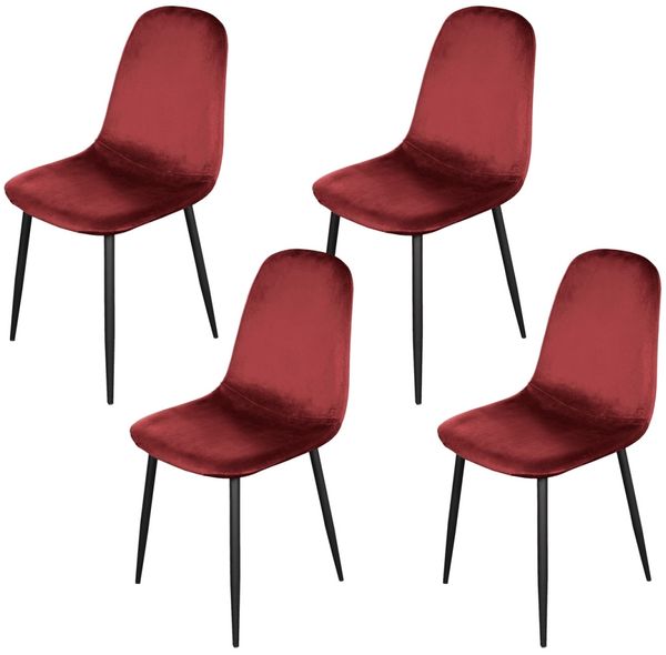 HTI-Living Savannah Velvet Rot Stuhl