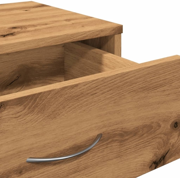 vidaXL Rollcontainer Artisan-Eiche 46x36x59 cm Holzwerkstoff 856661 Bild 8