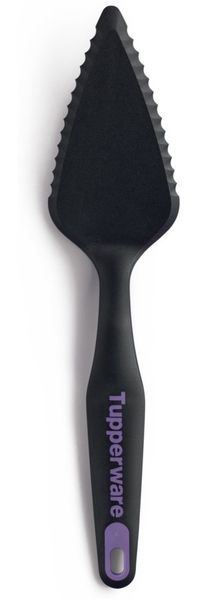 TUPPERWARE Tortenheber Tupperware Griffbereit Kuchenheber Tortenheber schwarz/lila