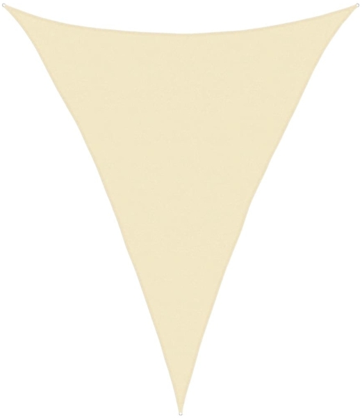 vidaXL Sonnensegel 160 g/m² Creme 5x6x6 m HDPE 311208