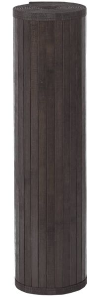 vidaXL Teppich Rechteckig Dunkelbraun 80x200 cm Bambus 376911 Bild 3