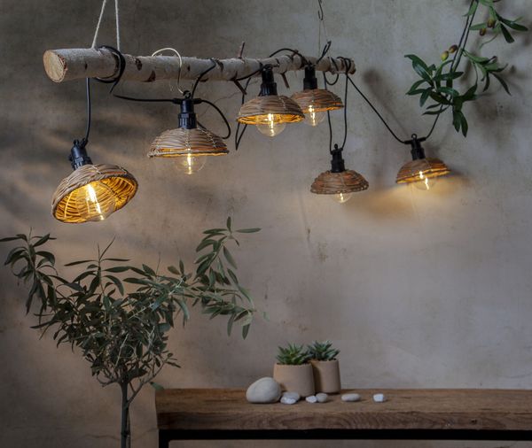 LED-Lichterkette "Cesta Light", 6-tlg, 6 ww LED