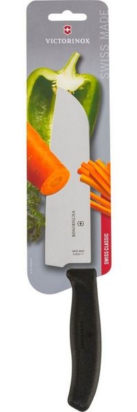 Victorinox 'Swiss Classic' Santokumesser, Stahl schwarz, 17 cm