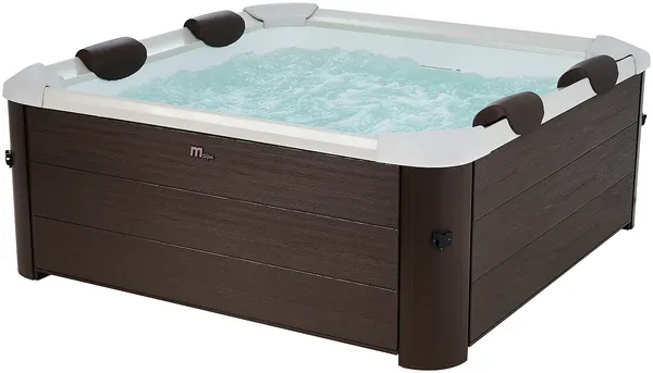 Mspa - MAKEMO Spa Plastik Braun - B 160 cm x H 65 cm x L 160 cm