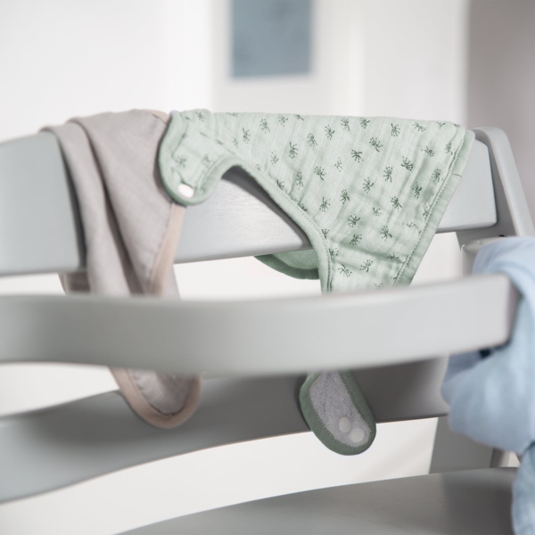 roba 3er Lätzchenset 'Lil Planet' - 23 x 30 cm - Bio-Baumwolle - GOTS - Frosty Green Bild 4