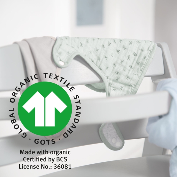 roba 3er Lätzchenset 'Lil Planet' - 23 x 30 cm - Bio-Baumwolle - GOTS - Frosty Green Bild 6