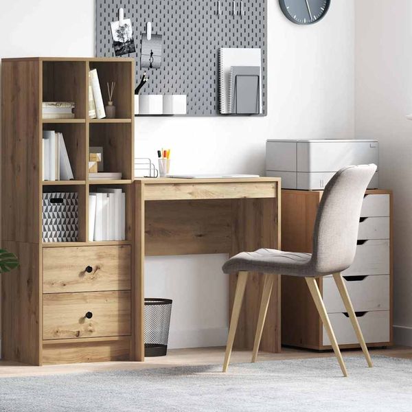 Schreibtisch, Bürotisch, Computertisch Artisan-Eiche 70 x 40 x 76 cm