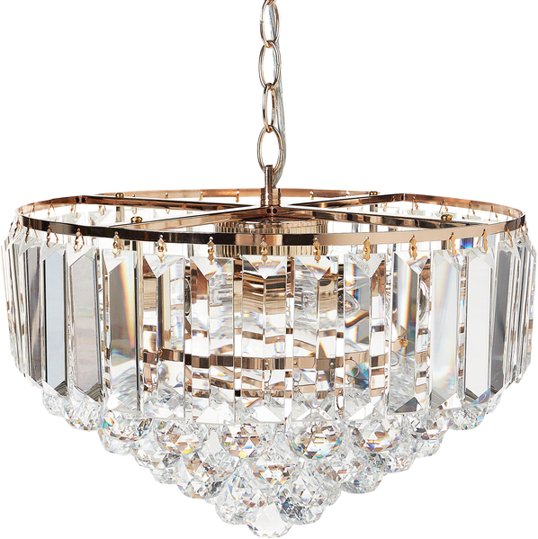 Kronleuchter ACHEIRO S Kristall Gold