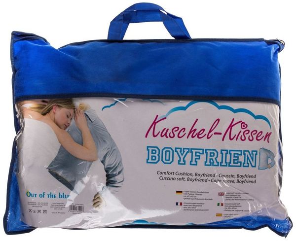 Kuschelkissen Boyfriend mit Füllung & Reißverschluss ca. 65x60 cm