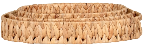 Tabletts, Wasserhyazinthe, natur, 3er-Set Bild 3