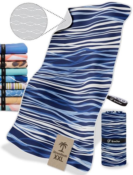 NirvanaShape Strandtuch Strandtuch XXL - Strandhandtuch, Mikrofaser Badetuch, Handtuch