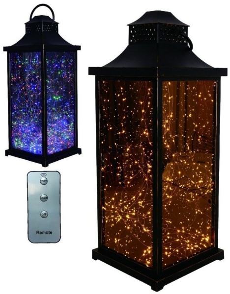 Trend Line LED-Christbaumkerzen TrendLine LED Laterne schwarz 70 x 30 cm Bild 3