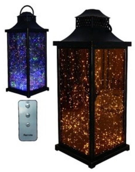 Trend Line LED-Christbaumkerzen TrendLine LED Laterne schwarz 70 x 30 cm Bild 4