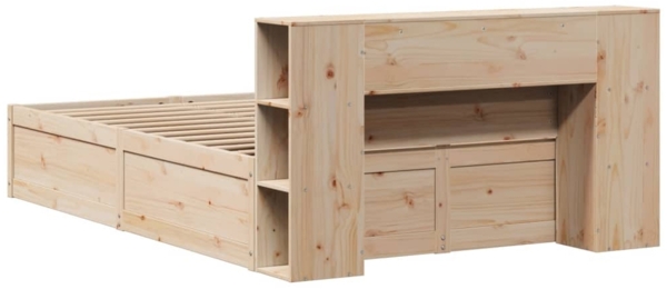 vidaXL Massivholzbett ohne Matratze 135x190 cm Kiefernholz 3323425 Bild 6