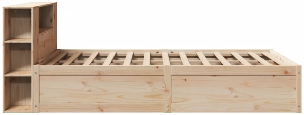 vidaXL Massivholzbett ohne Matratze 135x190 cm Kiefernholz 3323425 Bild 5