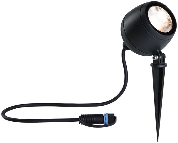 Paulmann 94774 Plug&Shine LED Gartenstrahler Kikolo 3000K IP65 60°