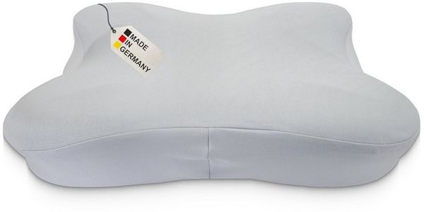 DUKAL Kissenbezug Derila (Ergo) Memory Foam Kissen, 100% Baumwolle, (1 Stück), aus hochwertigem Doppel-Jersey, mit Spannumrandung, Made in Germany