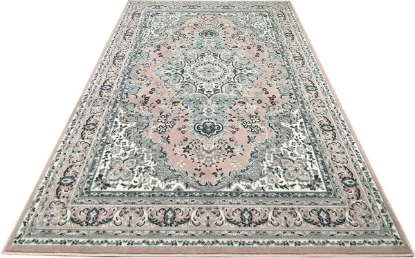OTTO home Teppich Oriental, Made in Belgium, rechteckig, Höhe: 7 mm, Orient-Optik, mit Bordüre, Teppich, Kurzflor, Weich, Kundenliebling