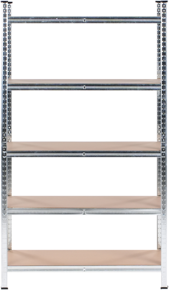 Garagenregal 2er Set XITTA Metall 180 cm 90 cm Silber Bild 5