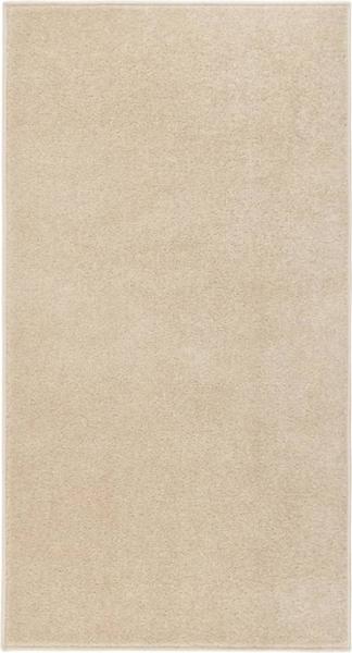 vidaXL Teppich Kurzflor 80x150 cm Beige 340329