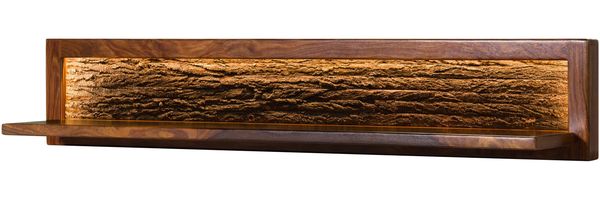 Wandregal Sheesham 145x30x27 walnuss gewachst TORONTO LUX #277