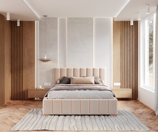 FDM Polsterbett Stauraumbett Bettgestell 90x200, 120x200, 140x200, 160x200, 180x200cm (MADE IN EU - mit hochwertigem Velours Bezug, Bettrahmen, Bett, Optional mit Matratze bestellbar, mit großen gepolsterten Kopfteil, mit Bettkasten zum aufklappen), Me... Bild 1