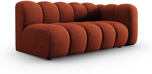 Micadoni Modulares Sofa Lupine 3-Sitzer Rechts Chenille Haga Terrakotta Bild 2