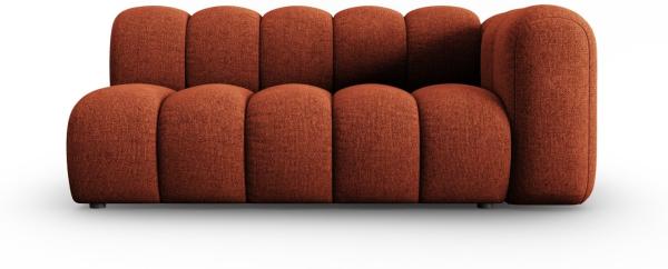 Micadoni Modulares Sofa Lupine 3-Sitzer Rechts Chenille Haga Terrakotta Bild 1