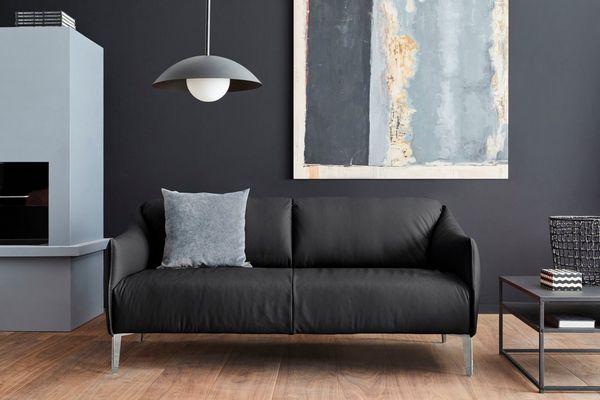 W.SCHILLIG 2,5-Sitzer sally, mit Metall-Winkelfüßen in Chrom glänzend, Breite 194 cm