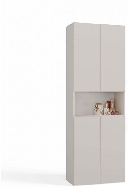 Raumhirsch Furniture Badkommode Badkommode Badezimmerschrank Wäscheschrank (mit drei Türen - 5 Regale - Maße 30 x 60 x 174 cm), verschiedene Farben