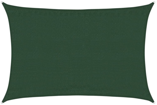 vidaXL Sonnensegel 160 g/m² Dunkelgrün 3,5x5 m HDPE 311462