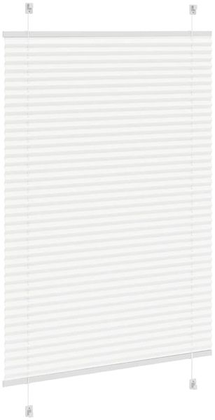 vidaXL Plissee Weiß 100x100 cm Stoffbreite 99,4 cm Polyester 4015483 Bild 4