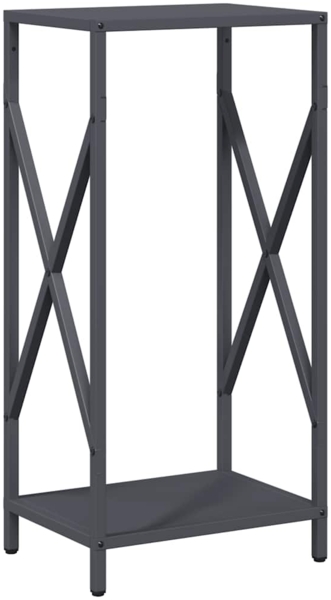 vidaXL Brennholzregal Anthrazit 34x25x70 cm Kaltgewalzter Stahl 864321