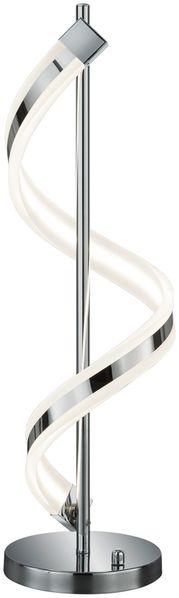 Ausgefallene LED Tischlampe SYDNEY, dimmbar Chrom Höhe 63cm Bild 2