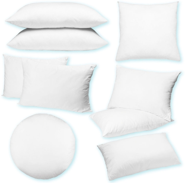 Arsvita Füllkissen Kissenfüllung mit Feder,Polyester Füllung Ø 50 cm Polyester - Premiumfüllung