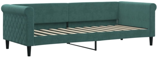 vidaXL Tagesbett Dunkelgrün 80x200 cm Samt 354239