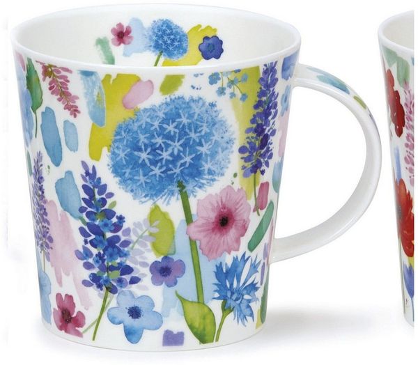 formano Tasse Dunoon, Porzellan, Spülmaschinengeeignet, Mehrfarbig, Blumen, H: 11cm Bild 2